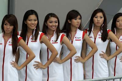 Heiss ist's in Singapur