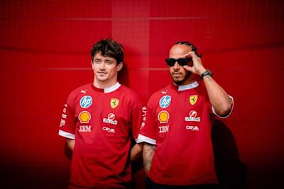 Charles Leclerc und Lewis Hamilton