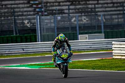 Ein Stoppie am letzten Testtag: Valentino Rossi