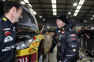 «Petter Solberg freut sich über den Erfolg in Olso»