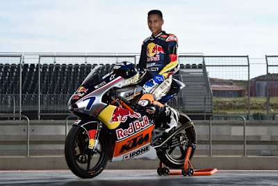 Der deutsche Red Bull Rookie Aris Michail