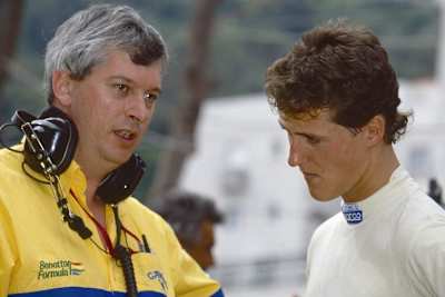 Pat Symonds mit Michael Schumacher