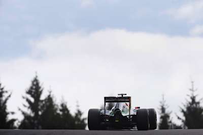 Nico Hülkenberg freute sich über den blauen Himmel über dem Circuit de Spa-Francorchamps