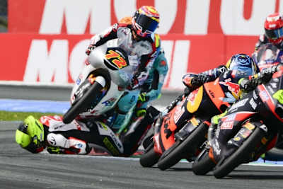 Luca Lunetta hatte beim Massencrash in Assen viel Glück