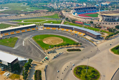 Die Rennanlage in Hanoi dürfte auf Monate verwaist bleiben