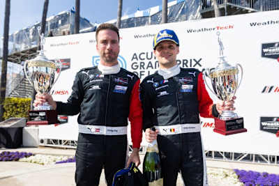 Philipp Eng (li.) mit Dries Vanthoor