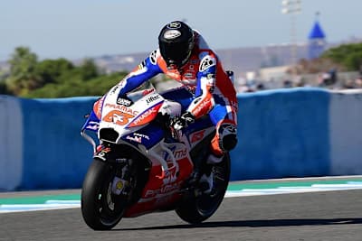 Bagnaia mit der #63 beim MotoGP-Test in Jerez