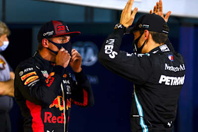 Max Verstappen und George Russell