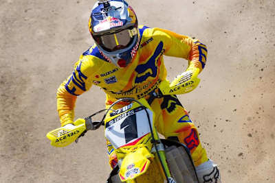 Ken Roczen hätte den zweiten Lauf von Thunder Valley gewonnen, wenn er nicht durch einen Reifenschaden eingebremst worden wäre