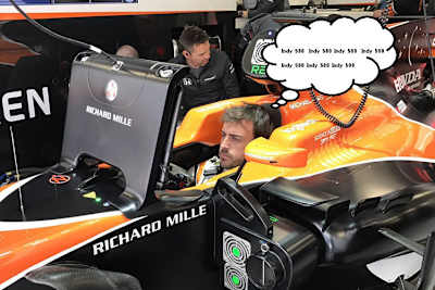 Was Fernando Alonso in Sotschi vielleicht denkt