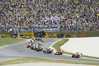 Andrea Iannone führte den Mugello-GP zu Beginn an