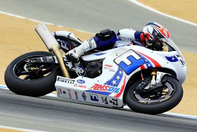 Larry Pegram holte zwei WM-Punkte in Laguna Seca