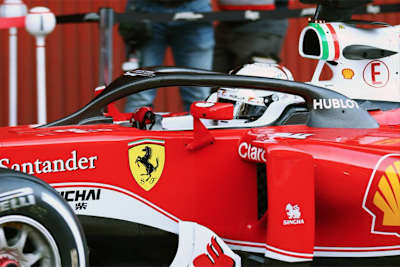 Sebastian Vettel mit dem Halo