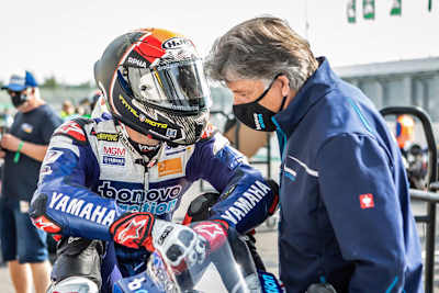 Jonas Folger (li.) mit Michael Galinski