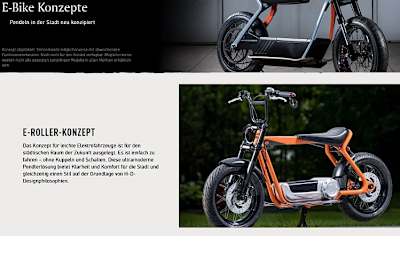 Nurmehr ein Konzept: Elektro-Scooter von Harley-Davidson.
