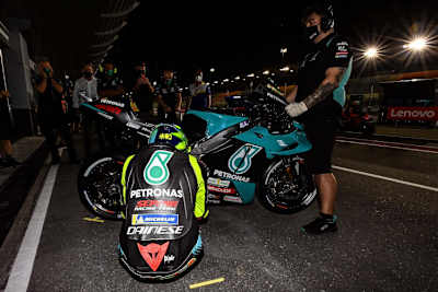 Valentino Rossi denkt schon an das nächste GP-Wochenende unter Flutlicht