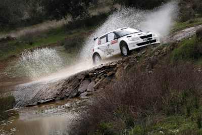 Sébastien Ogier im Skoda Fabia S2000