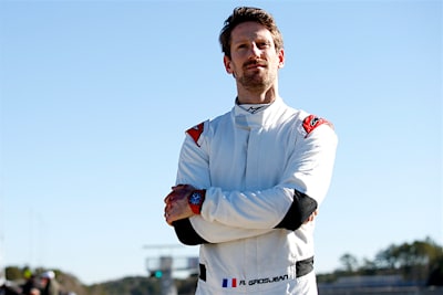 Romain Grosjean vor seinem ersten IndyCar-Test