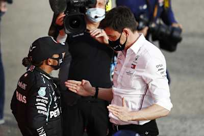 Lewis Hamilton und Toto Wolff