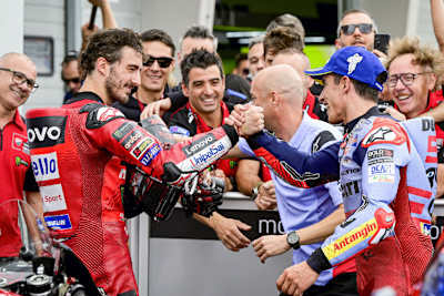 Pecco Bagnaia (li.) und Marc Marquez: Nummer 2 zu sein, ist für keinen akzeptabel