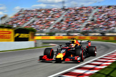 Max Verstappen in Montreal
