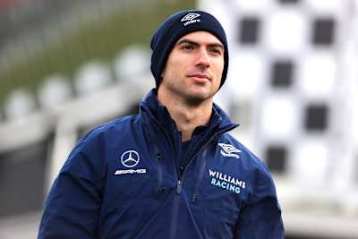 Nicholas Latifi beim Williams-Filmtag in Silverstone