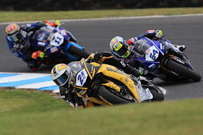 Fight um Platz 2: Krummenacher (21) vor Caricasulo (64) und Cortese (11)