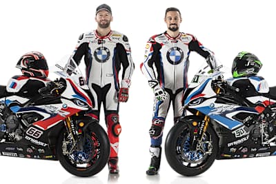 BMW-Werksteam 2020: Tom Sykes (li.) und Eugene Laverty