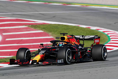 Alex Albon im Red Bull Racing RB16-Honda