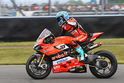 Marco Melandri schaffte es in Donington nicht mal in die Top-10