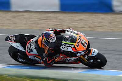 Stefan Bradl bekommt die Traktionsprobleme langsam in den Griff