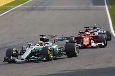 Lewis Hamilton und Sebastian Vettel