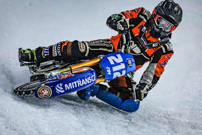Lukas Hutla war eine der positiven Überraschungen der Eisspeedway-Saison 2025