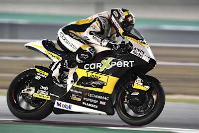 Tom Lüthi unter dem Flutlicht von Katar