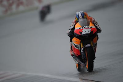Dani Pedrosa gewann im Regen von Sepang