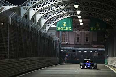 Felipe Nasr vor einem Jahr in Singapur