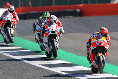 Silverstone 2017: Marc Márquez schied später durch einen Motorschaden aus