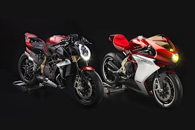 Exklusive Erstserien Serie Oro: MV Agusta Brutale 1000 und Superveloce 800