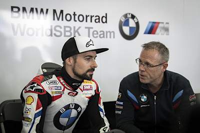 Eugene Laverty (li.) mit Teamchef Shaun Muir