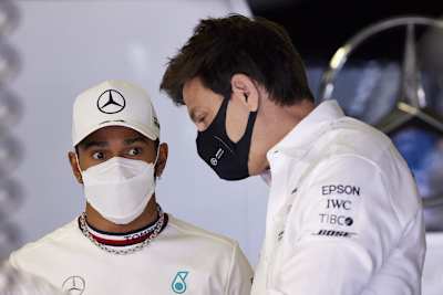 Lewis Hamilton und Toto Wolff