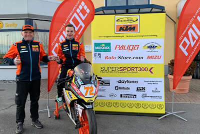 Teamchef Carsten Freudenberg (li.) mit Victor Steeman