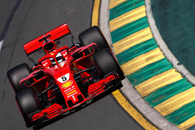 In diesem Jahr hat Vettel seinen Ferrari Loria getauft