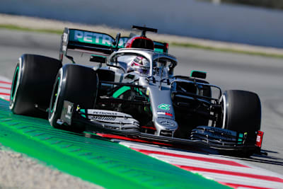 Lewis Hamilton an der Arbeit