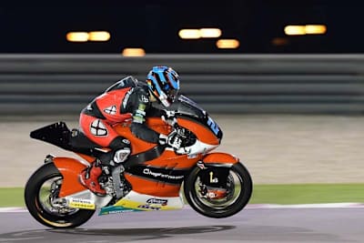 Marcel Schrötter auf seiner Kalex in Katar