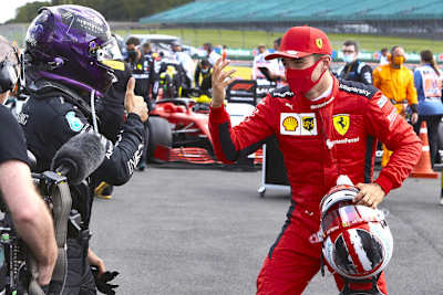 Lewis Hamilton und Charles Leclerc