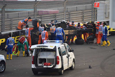  Nico Hülkenberg musste aus seiner misslichen Lage befreit werden 