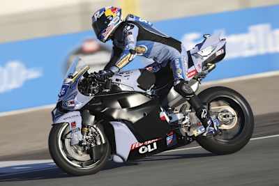 Alex Marquez war beim MotoGP-Test in Valencia ein vielbeschäftigter Mann