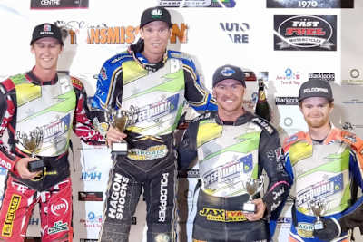 Max Fricke, Jason Doyle, Josh Pickering und Brady Kurtz (v.l.)