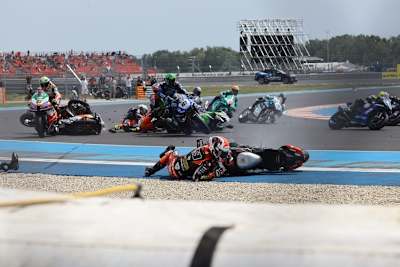 Massenunfall auf dem Balaton Park Circuit