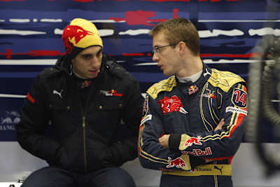 Die beiden Séb von Toro Rosso, Buemi und Bourdais.